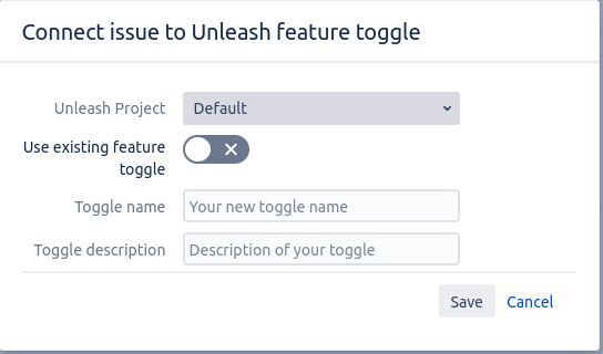 Jira Server - Add new toggle